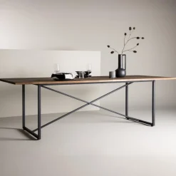 Fjôrd Eettafel Padang Zwart Teak 250x100x76cm