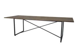 Fjôrd Eettafel Padang Zwart Teak 250x100x76cm