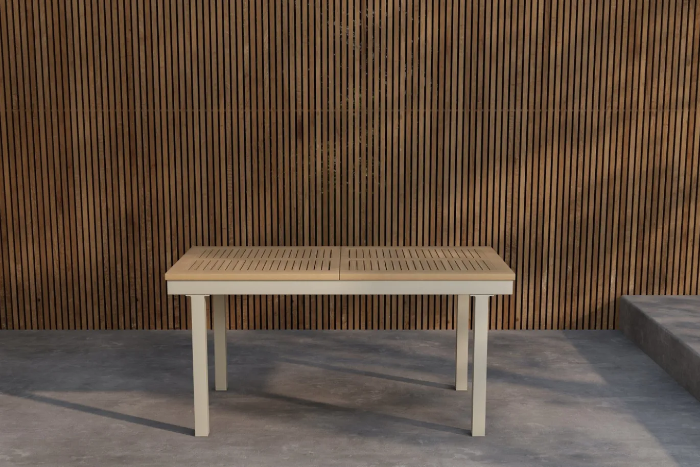 Fjôrd Eettafel Panama Aluminium Naturel 160x90cm