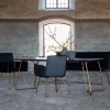 Fjôrd Eettafel Petra Distressed Koper Zwart Fineer 75x190x90cm