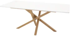 Fjôrd Eettafel Piazza Ek-look/Wit 180x90cm