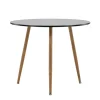 Fjôrd Eettafel Polar Rond EK-look/Zwart Ø90cm