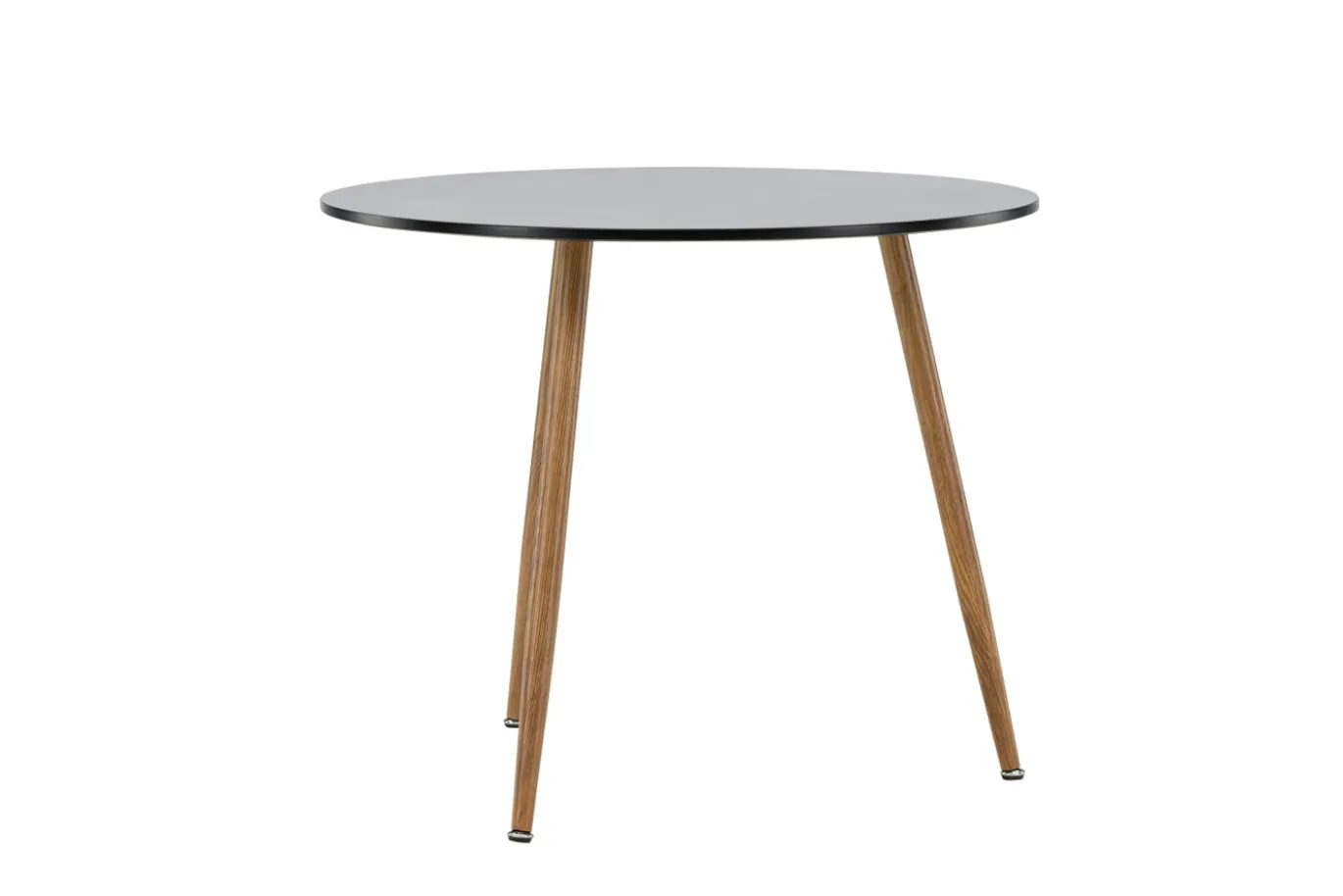 Fjôrd Eettafel Polar Rond EK-look/Zwart Ø90cm