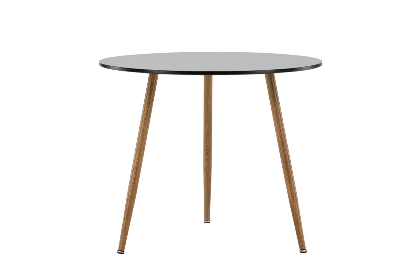 Fjôrd Eettafel Polar Rond EK-look/Zwart Ø90cm