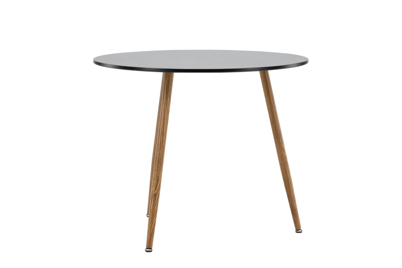 Fjôrd Eettafel Polar Rond EK-look/Zwart Ø90cm