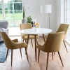 Fjôrd Eettafel Polar Rond Ek-look/Wit Ø90cm