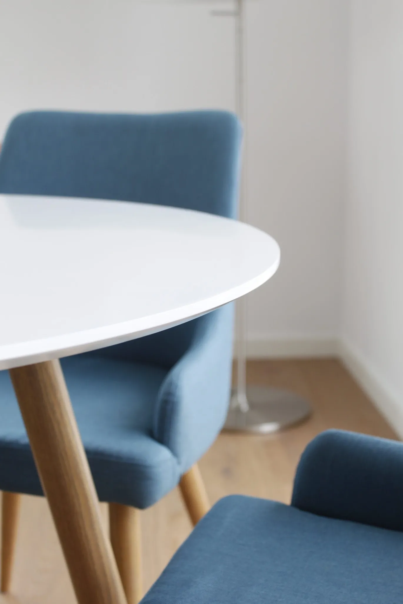 Fjôrd Eettafel Polar Rond Ek-look/Wit Ø90cm