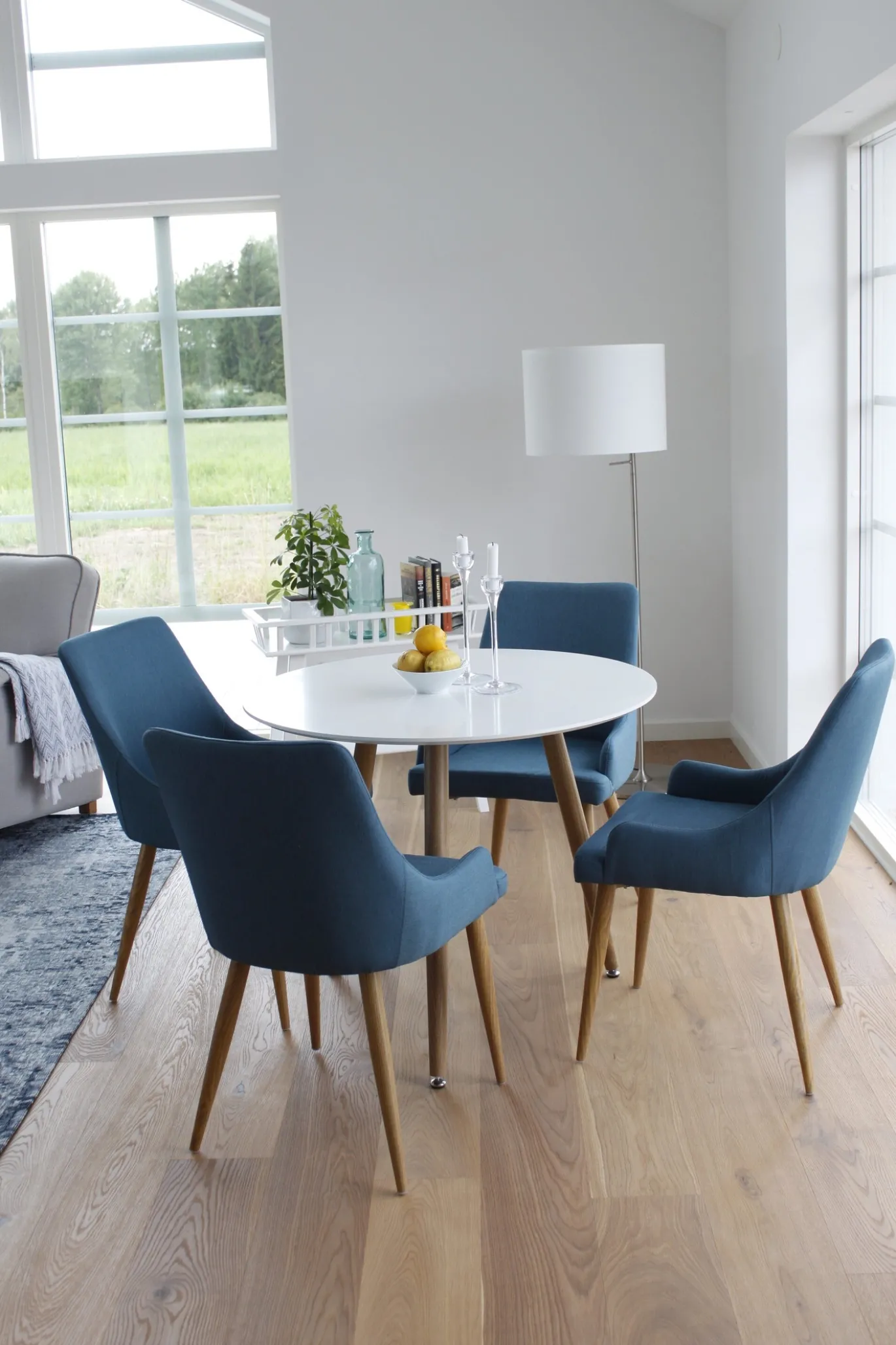 Fjôrd Eettafel Polar Rond Ek-look/Wit Ø90cm