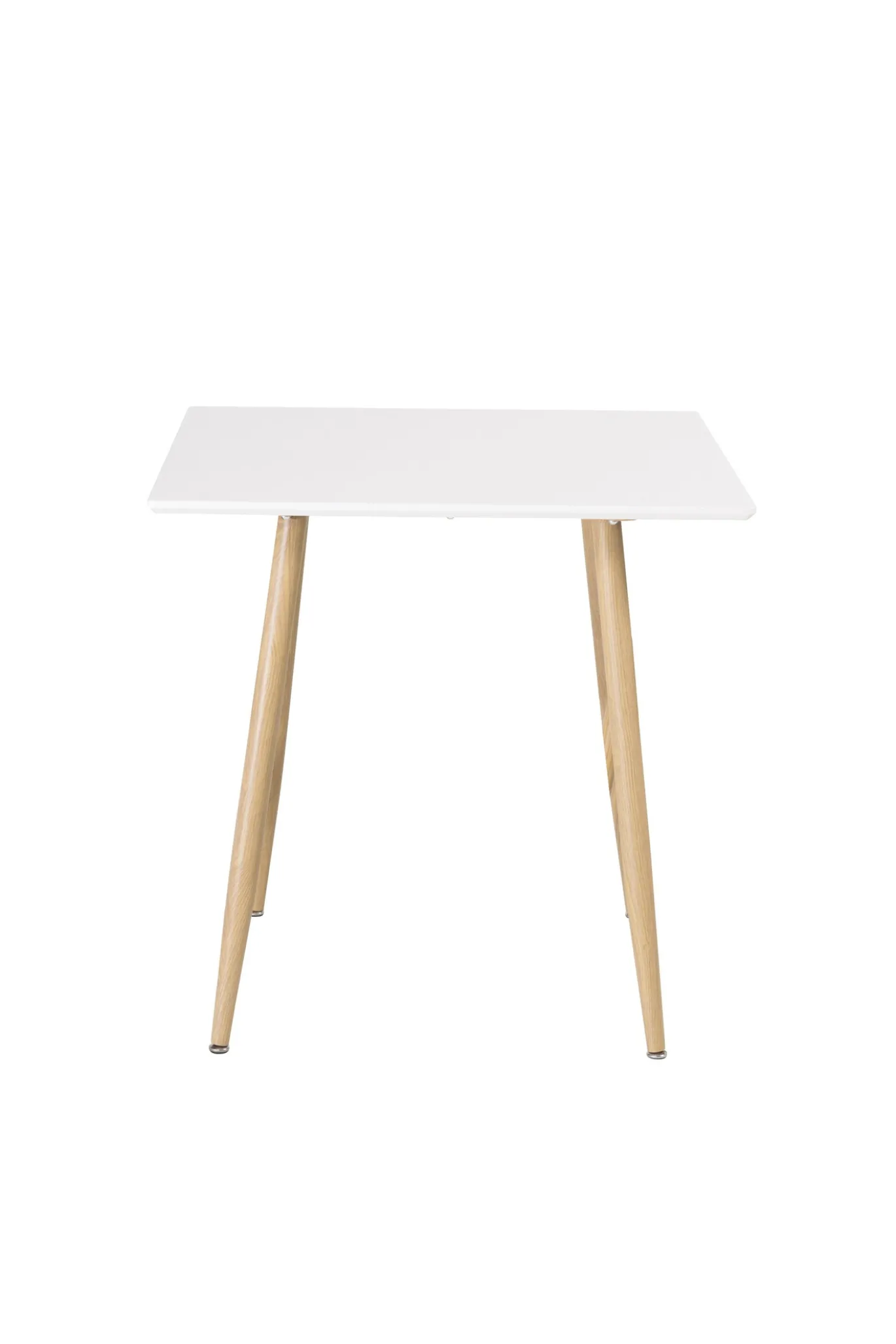 Fjôrd Eettafel Polar 75x75cm Wit /Eiken-look