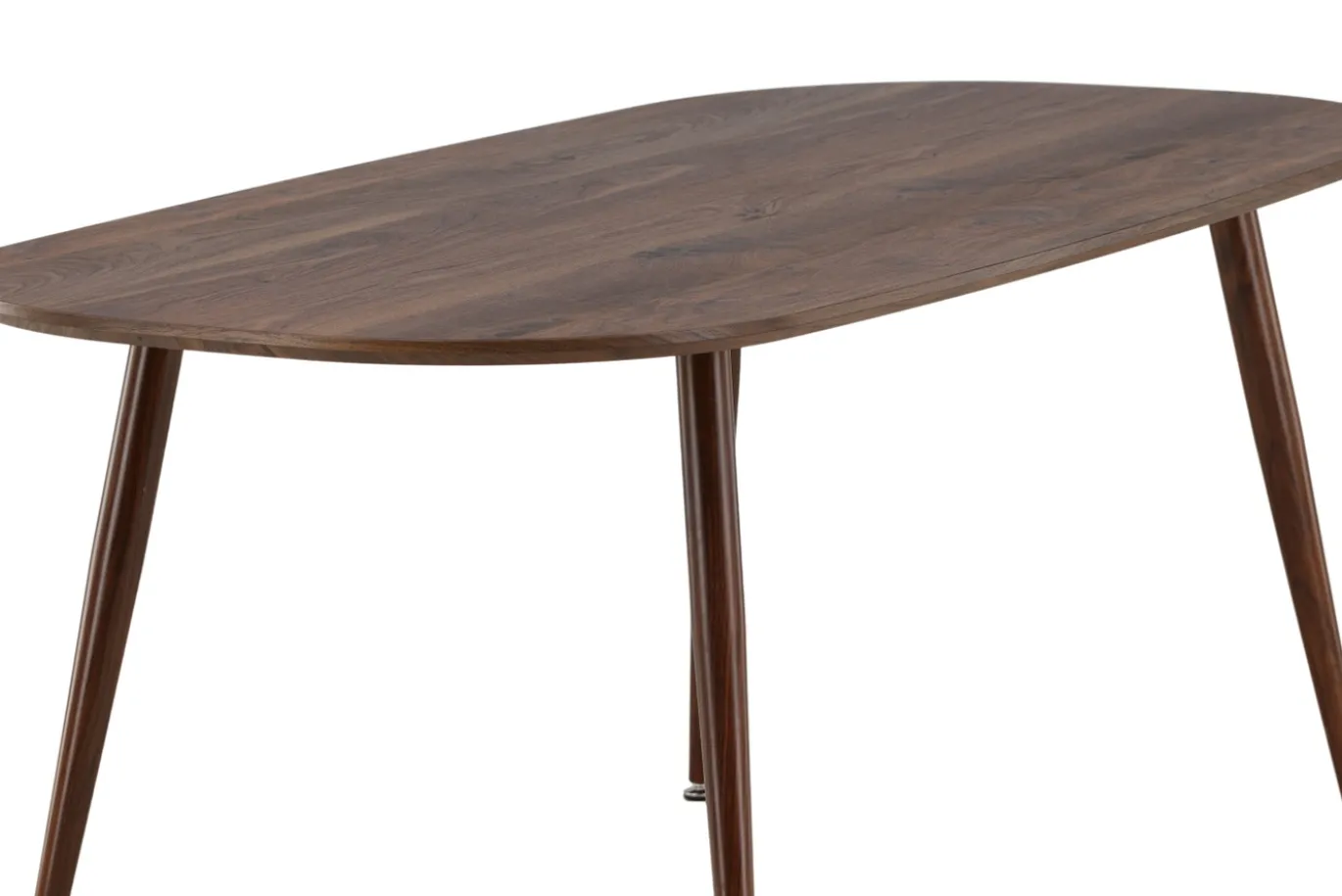 Fjôrd Eettafel Sanford Ovaal 180x90x75cm Donker Bruin Mdf