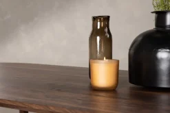 Fjôrd Eettafel Sanford Ovaal 180x90x75cm Donker Bruin Mdf
