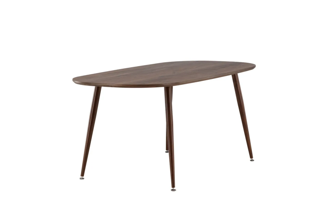 Fjôrd Eettafel Sanford Ovaal 180x90x75cm Donker Bruin Mdf
