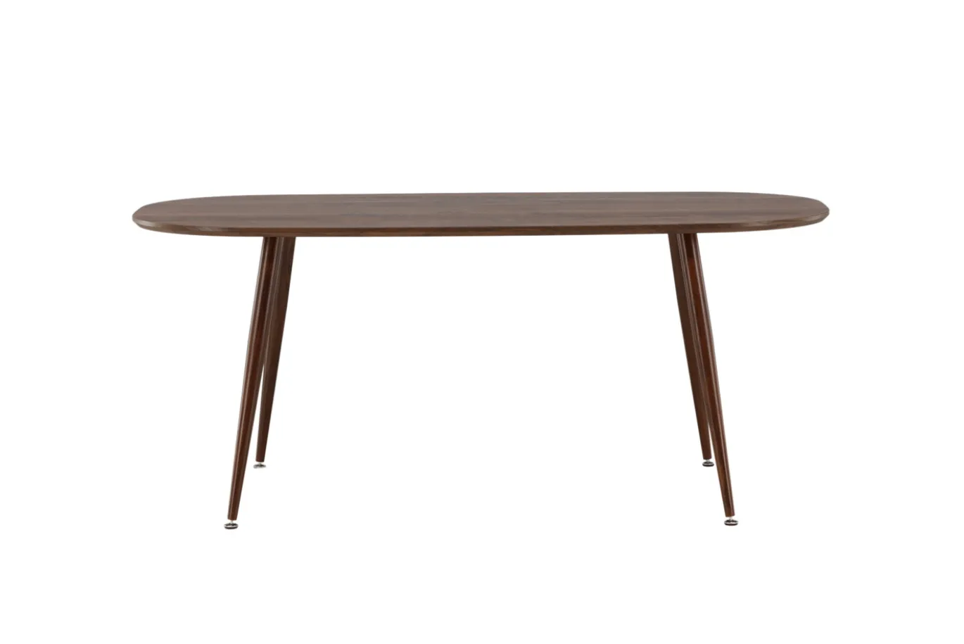 Fjôrd Eettafel Sanford Ovaal 180x90x75cm Donker Bruin Mdf