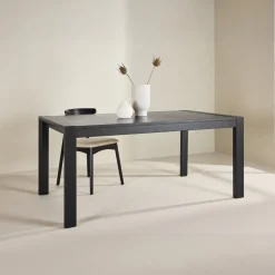 Fjôrd Eettafel Slider Zwart 170x95cm