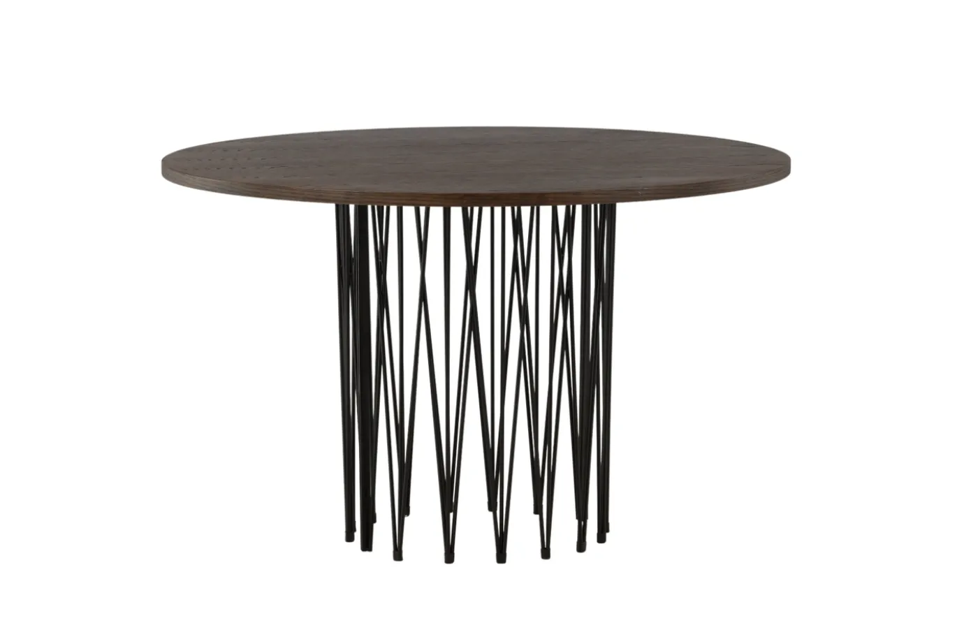Fjôrd Eettafel Stone Rond Zwart/Mokka Fineer