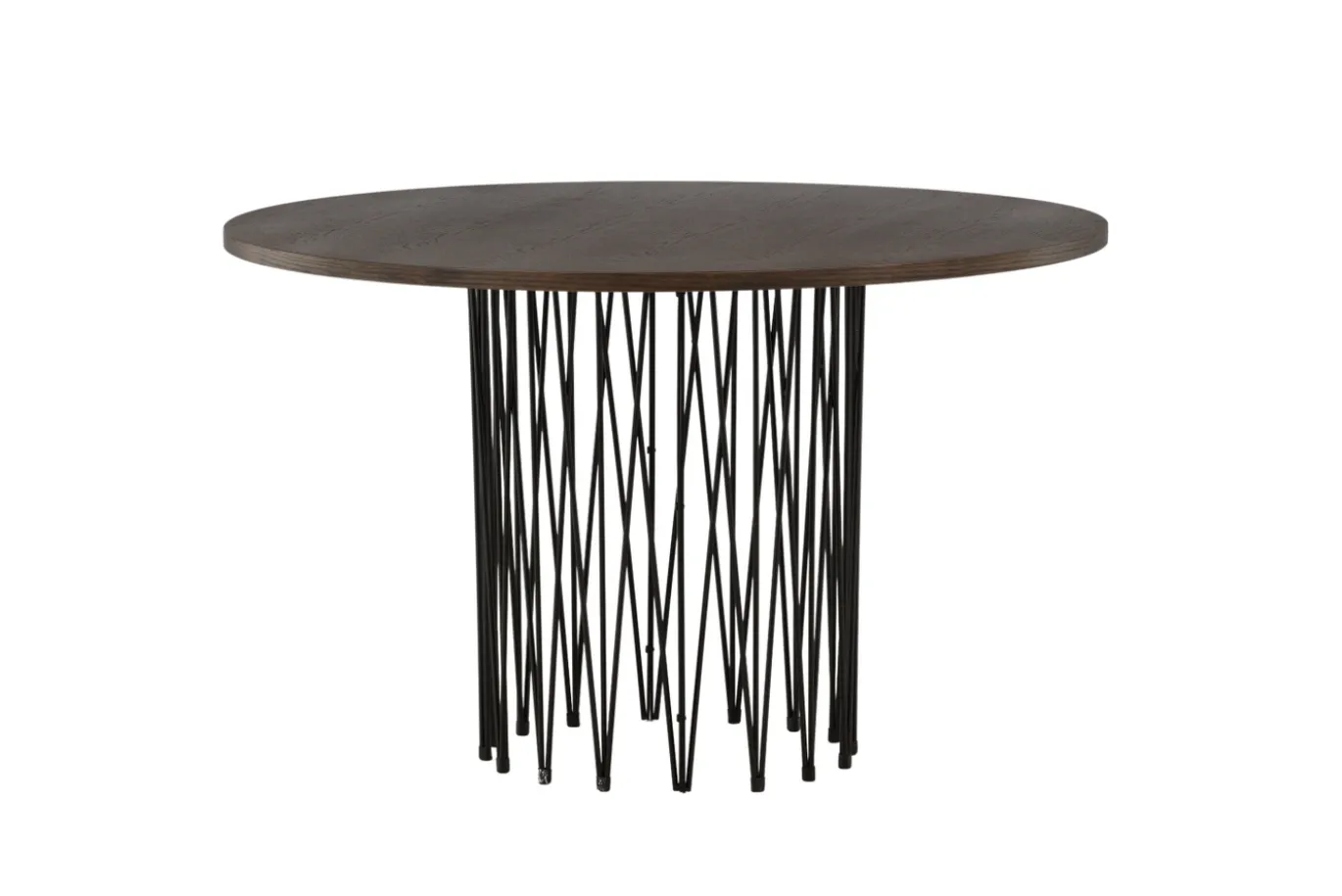 Fjôrd Eettafel Stone Rond Zwart/Mokka Fineer