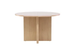 Fjôrd Eettafel Strada Whitewash ⌀120cm