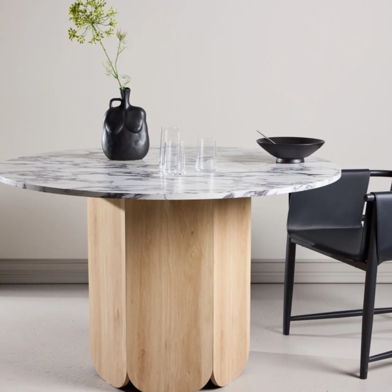 Fjôrd Eettafel Tekla Rond Lichtgrijs ⌀120cm
