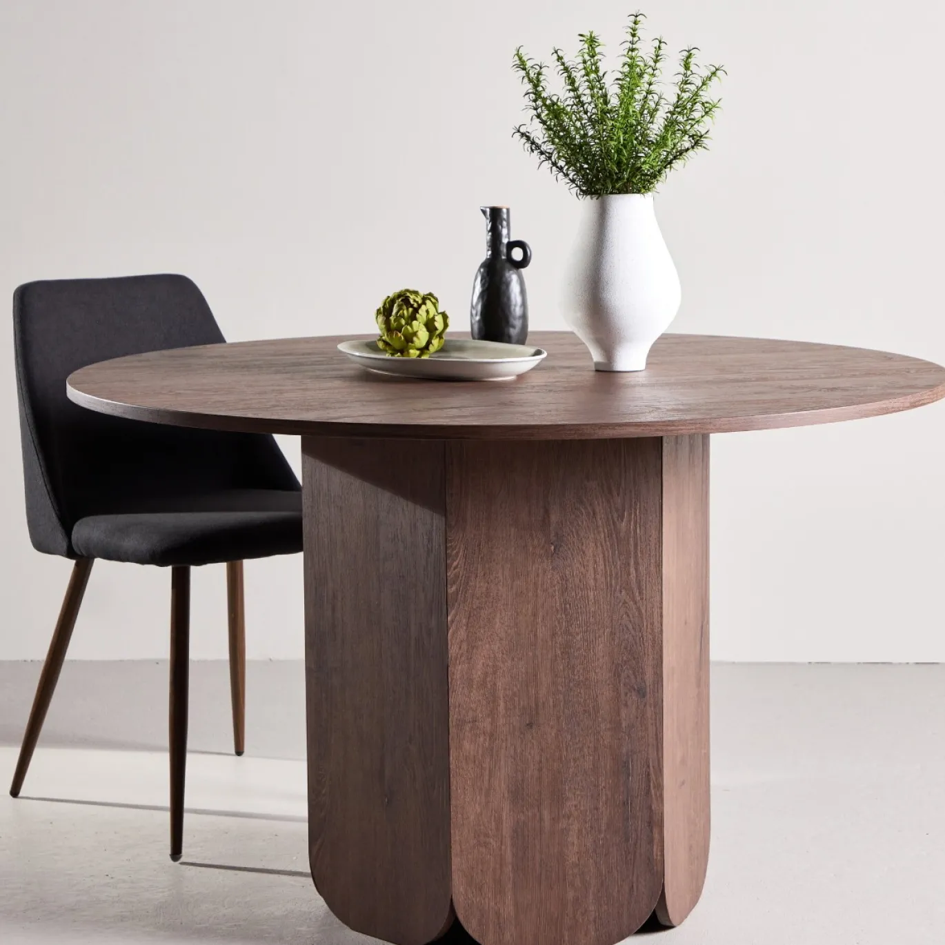 Fjôrd Eettafel Tekla Rond Mokka ⌀120cm