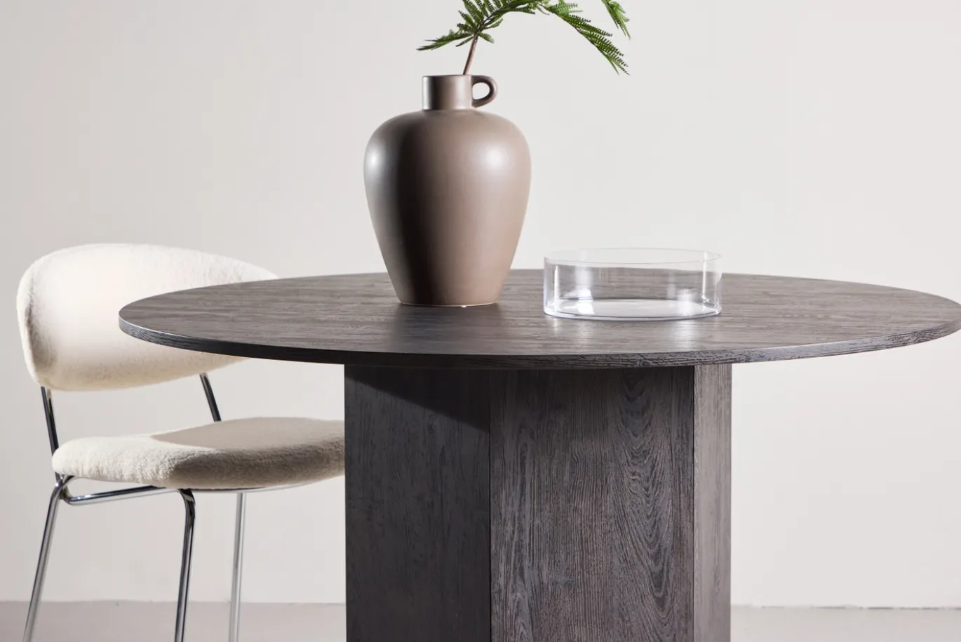 Fjôrd Eettafel Tekla Rond Zwart ⌀120cm
