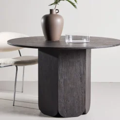 Fjôrd Eettafel Tekla Rond Zwart ⌀120cm