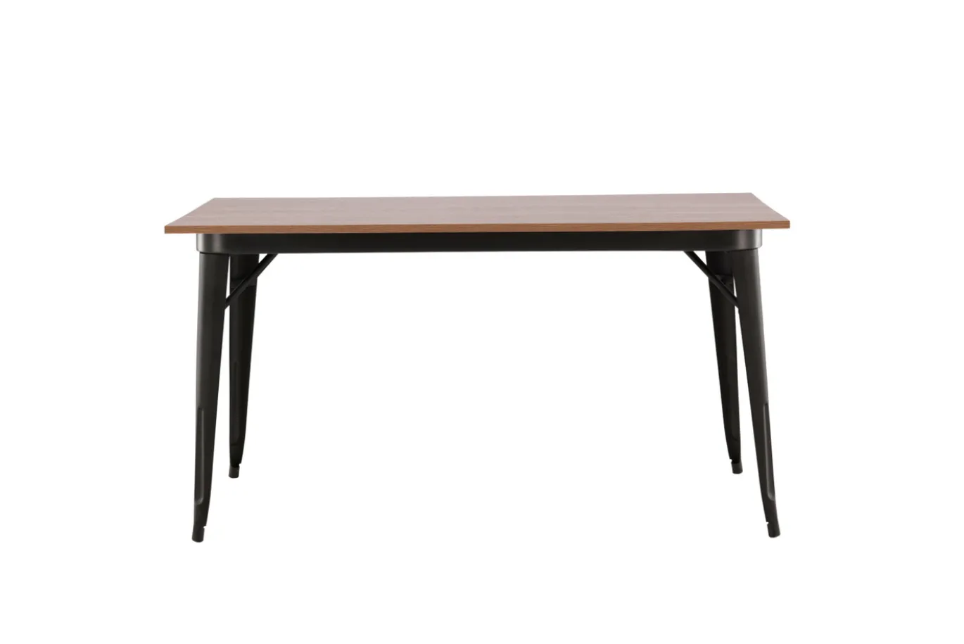 Fjôrd Eettafel Tempe Zwart Walnoot Mdf