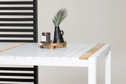 Fjôrd Eettafel Togo Wit Teak 200x100cm