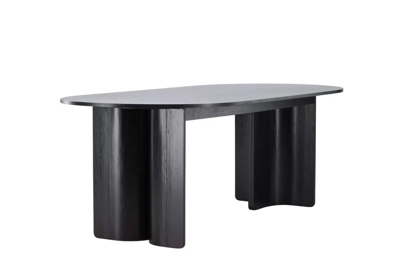 Fjôrd Eettafel Tyresö Ovaal Zwart 220x100cm
