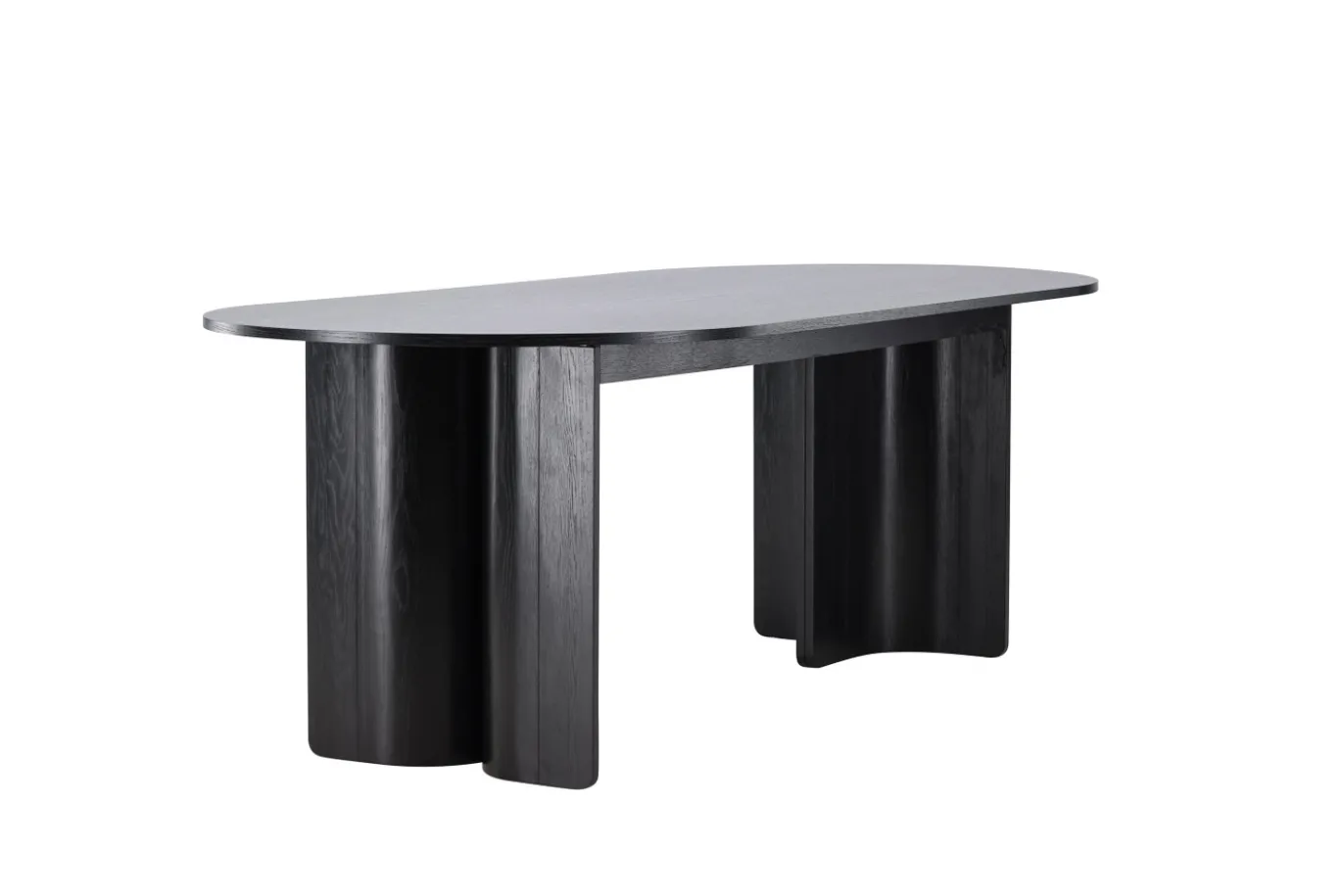 Fjôrd Eettafel Tyresö Ovaal Zwart 220x100cm