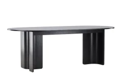 Fjôrd Eettafel Tyresö Ovaal Zwart 220x100cm