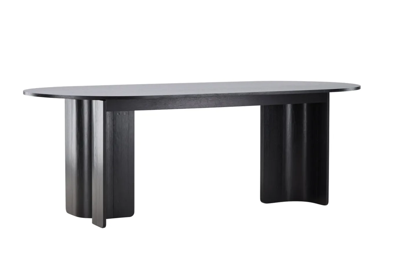 Fjôrd Eettafel Tyresö Ovaal Zwart 220x100cm