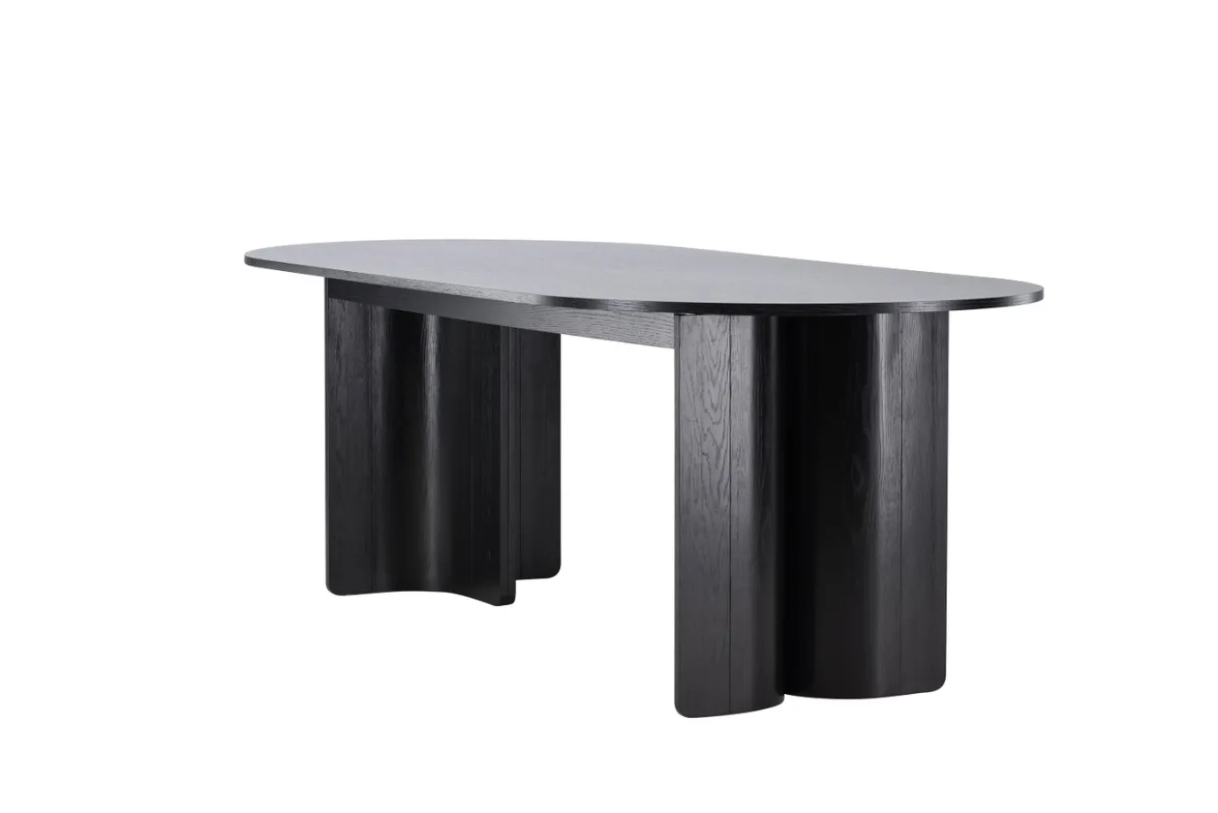 Fjôrd Eettafel Tyresö Ovaal Zwart 220x100cm