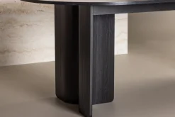 Fjôrd Eettafel Tyresö Ovaal Zwart 220x100cm