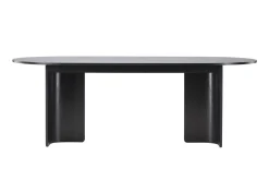 Fjôrd Eettafel Tyresö Ovaal Zwart 220x100cm