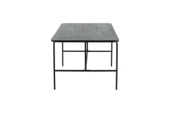 Fjôrd Eettafel Uno Zwart Fineer 200cm