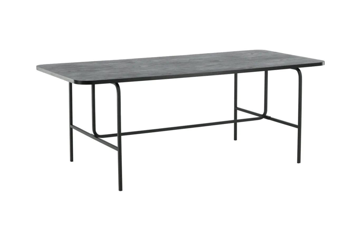 Fjôrd Eettafel Uno Zwart Fineer 200cm