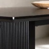 Fjôrd Eettafel Vail Zwart MDF 200cm