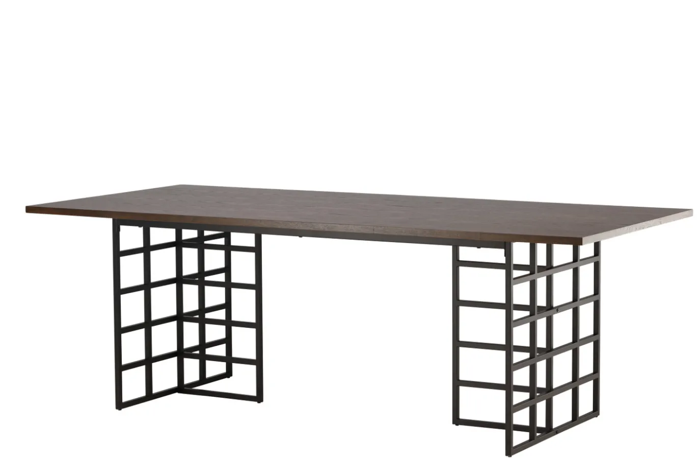 Fjôrd Eettafel Ystad Mokka Eiken Fineer 220cm