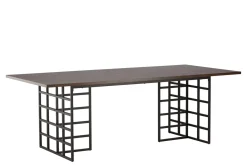 Fjôrd Eettafel Ystad Mokka Eiken Fineer 220cm