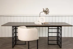 Fjôrd Eettafel Ystad Mokka Eiken Fineer 220cm