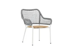 Fjôrd Fauteuil Amora Grijs/Teak