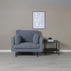 Fjôrd Fauteuil Boom Donkergrijs Teddy