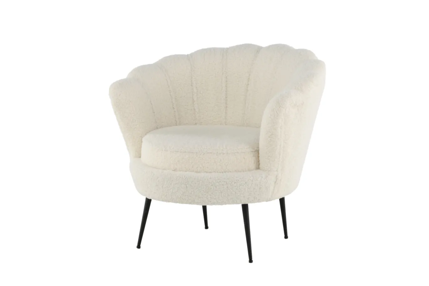 Fjôrd Fauteuil Calais Wit Teddy