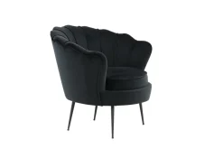 Fjôrd Fauteuil Calais Zwart Velvet