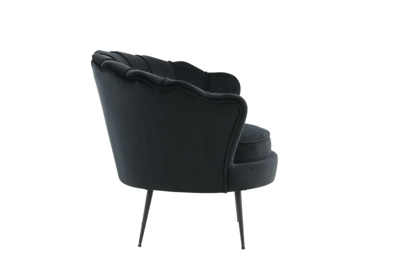Fjôrd Fauteuil Calais Zwart Velvet