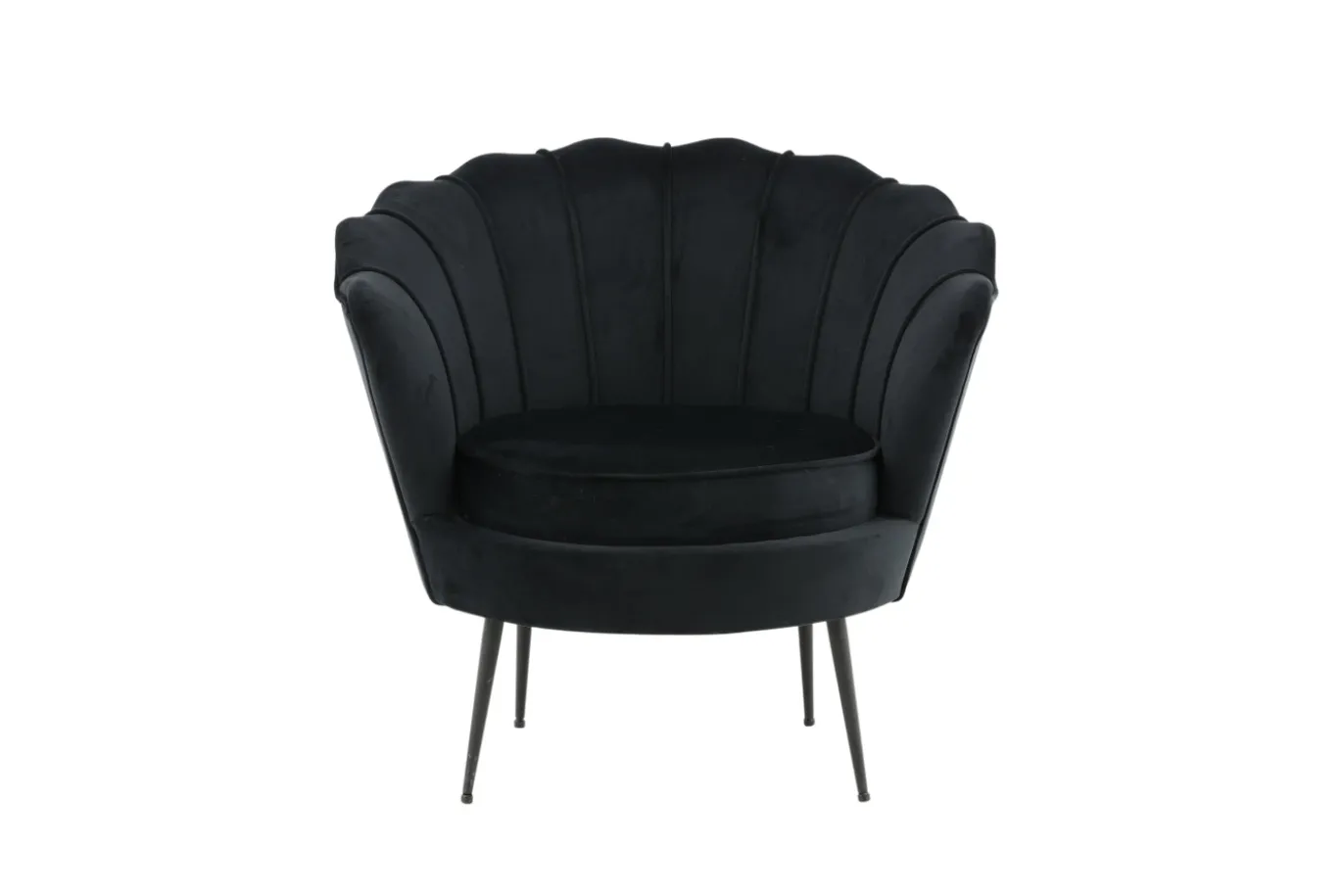 Fjôrd Fauteuil Calais Zwart Velvet