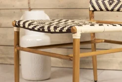 Fjôrd Fauteuil Calapan Aluminium Beige/bruin
