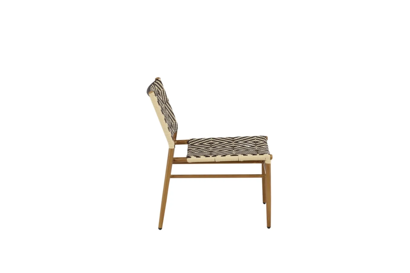 Fjôrd Fauteuil Calapan Aluminium Beige/bruin