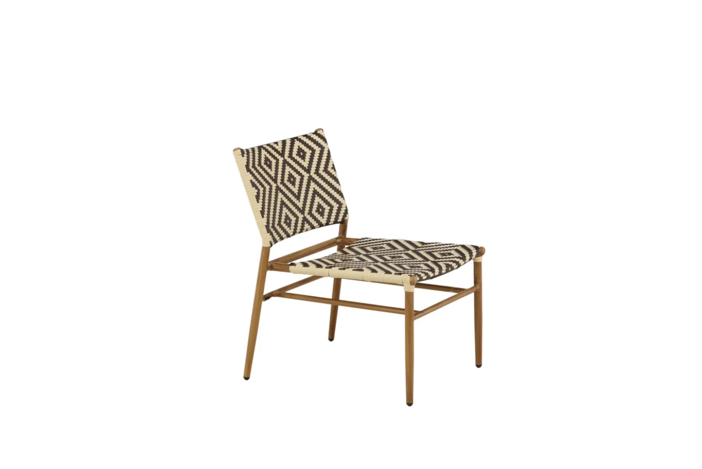 Fjôrd Fauteuil Calapan Aluminium Beige/bruin