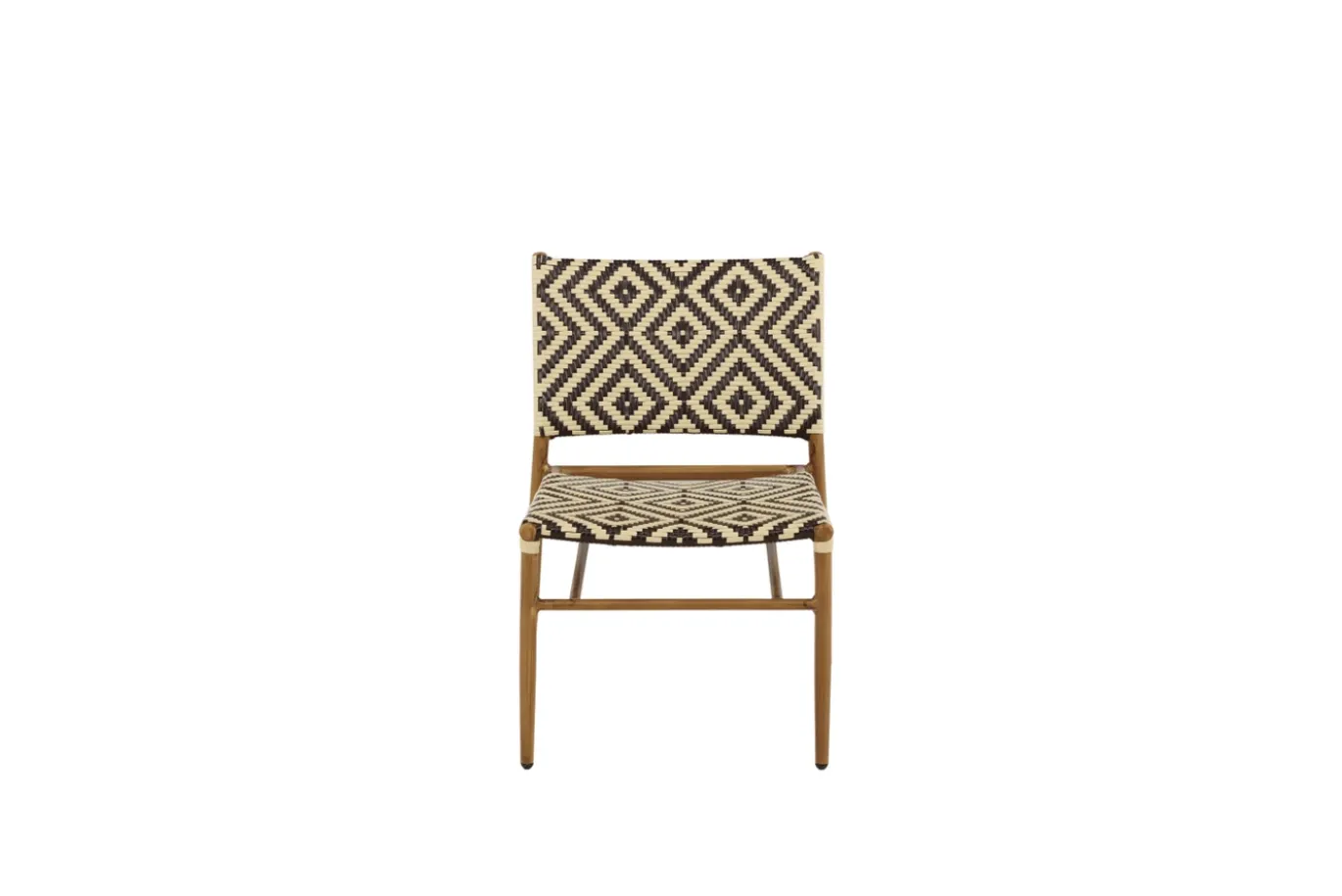 Fjôrd Fauteuil Calapan Aluminium Beige/bruin